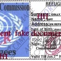normal gift colly REFUGEE ID CARD15B15D