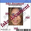 normal kathleen herand company id card