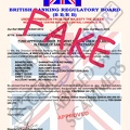 BRITISH APPROVAL ORDER
