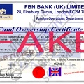 FUND OWNERSHIP CERTIFICATE