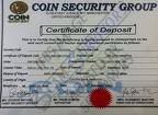 DEPOSIT CERTIFICATE REAL.