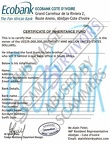 CERTIFICATE OF INHERITANCE FUND OWNERSHIP