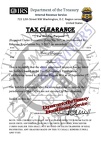 Tax clearance