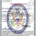 Certificate of Registration