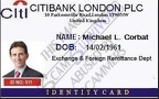 Michael Corbat ID