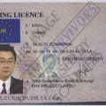 Eric Chang Driving License