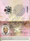 Benjamin Oluwa Passport