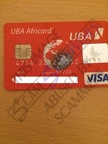 Fake UBA card
