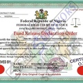 Fake Fund Release Declaration Order.JPG