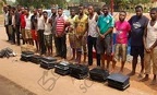 ARRESTED SCAMMERS FROM GHANA
