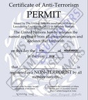 anti-terrorism Permit