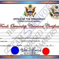 Funds Ownership Clearance Certificate