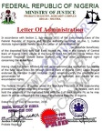Letter of Administration
