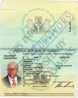 Fake Godwin Emefiele Passport