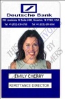 Fake Emily Cherry ID