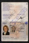 Fake Nicole Marois Passport