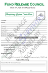 BENEFICIARY RELEASE ORDER FORM
