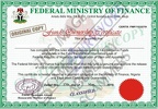 Fake Funds Ownership Certificate