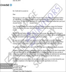 Fake Letter From Chase