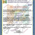 Fake Non Inspection Seal Certificate