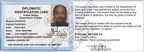 Fake Diplomatic ID card