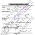 Fake Overseas Transfer form