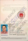 Fake Jeffery Chang Passport