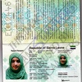 A copy of my international    passport