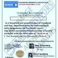 winners certificate - Sheryl Sandberg
