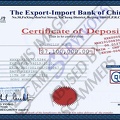 Fund Deposit Certificate - Phillip Wong