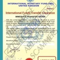 Fake International Funds Transfer Clearance