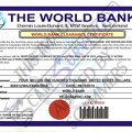 Fake World Bank Clearance Certificate