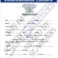 Fake Facebook Lottery Prize Release Form