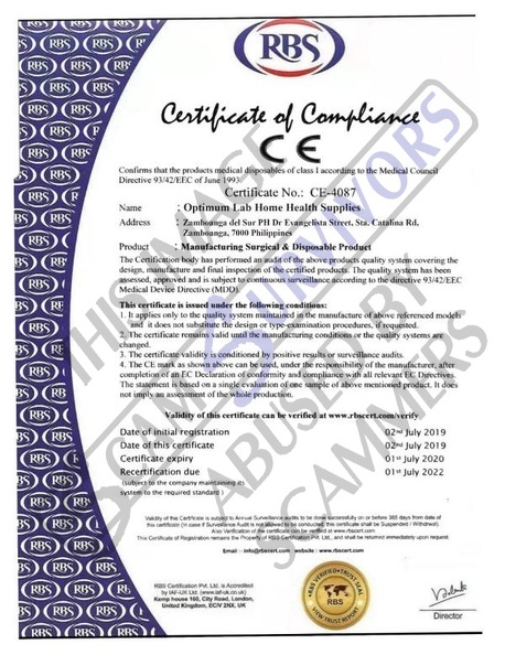 Fake RBS Certificate of Compliance.JPG