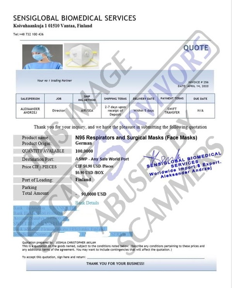 Fake Invoice Sensiglobal Biomedical.JPG