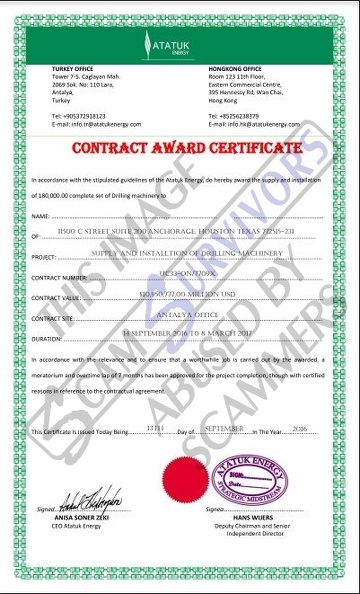Fake Contract Award Certificate.JPG