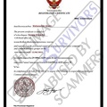 Fake Registration Certificate