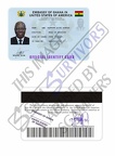 GHANA EMBASSY IDENTITY CARD