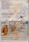 Fake Passport Tracy William