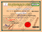Fake Winning Certificate