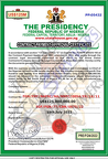 Fake Contract Approval Certificate