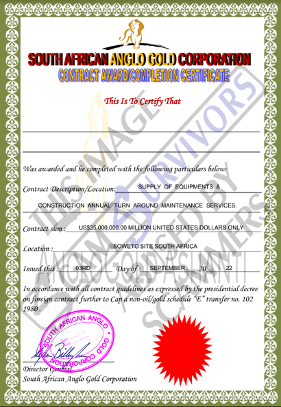 Fake Contract Award Certificate.PNG