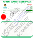 Fake Payment Guarantee Certificate