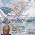 Fake Passport Elizabeth Ray