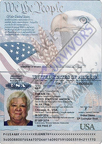 Fake Passport Elizabeth Ray