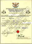 Fake Certificate of fund ownership