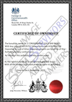 Fake Certificate of Ownership