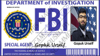 Fake FBI ID Gopuck Urself