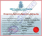 Fake Consignment Registration