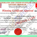 Fake Winning Certificate